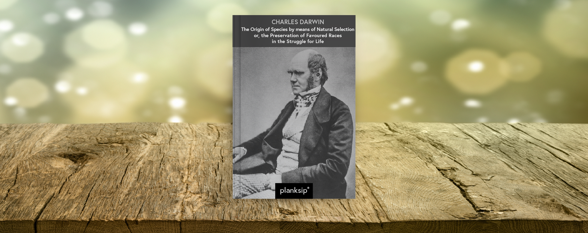 The Origin of Species by means of Natural Selection by Charles Darwin (1809-1882). Published by planksip®