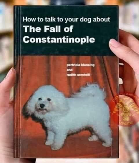 How to Talk to Your Dog About the Fall of Constantinople