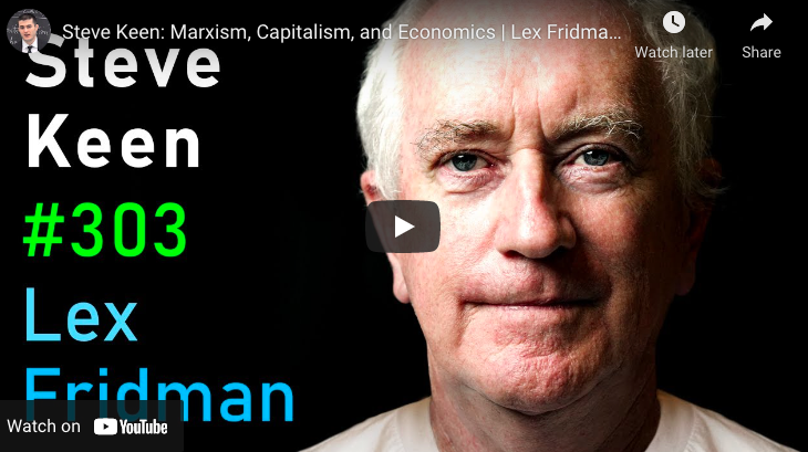 For three and a half hours, Lex Fridman interviews me about economics, the universe, and everything.
