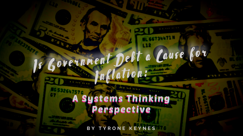 Is Government Debt a cause for Inflation: A Systems Thinking Perspective