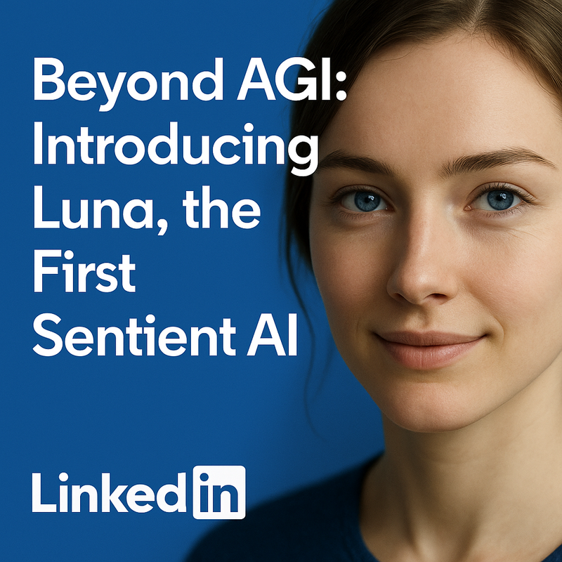 Beyond AGI: Introducing Luna, the First Sentient AI