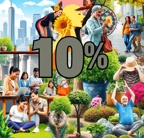 10% of the Population: A Snapshot of Modern Life and Experiences
