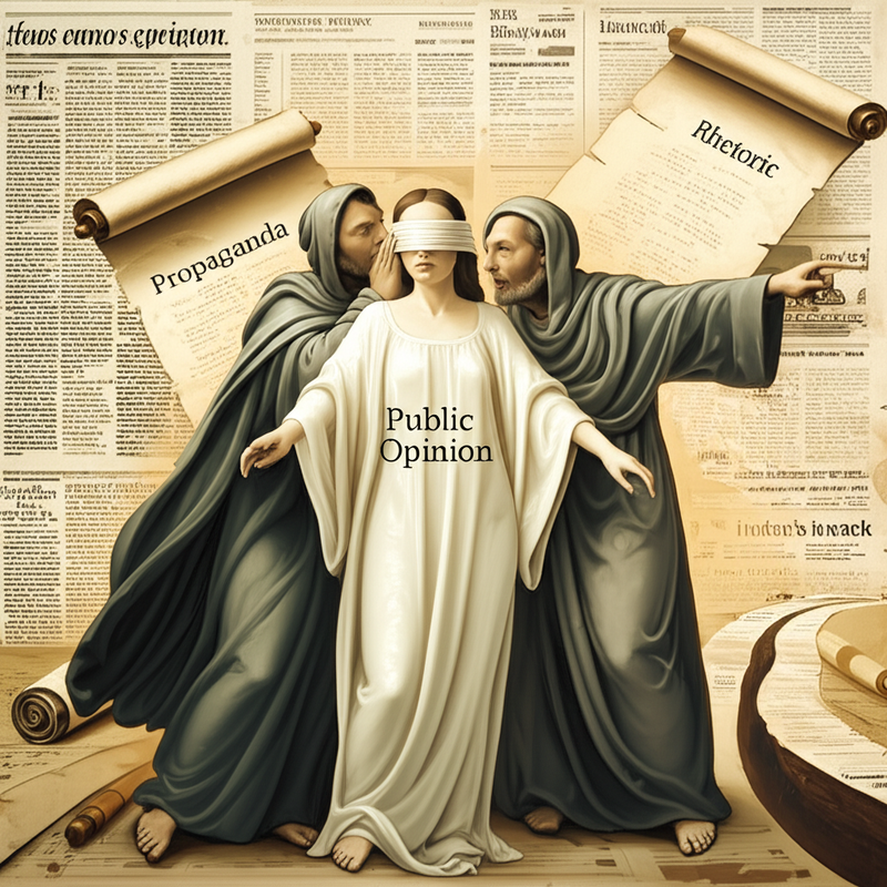 Analyzing Propaganda through Rhetoric and Rhetoric