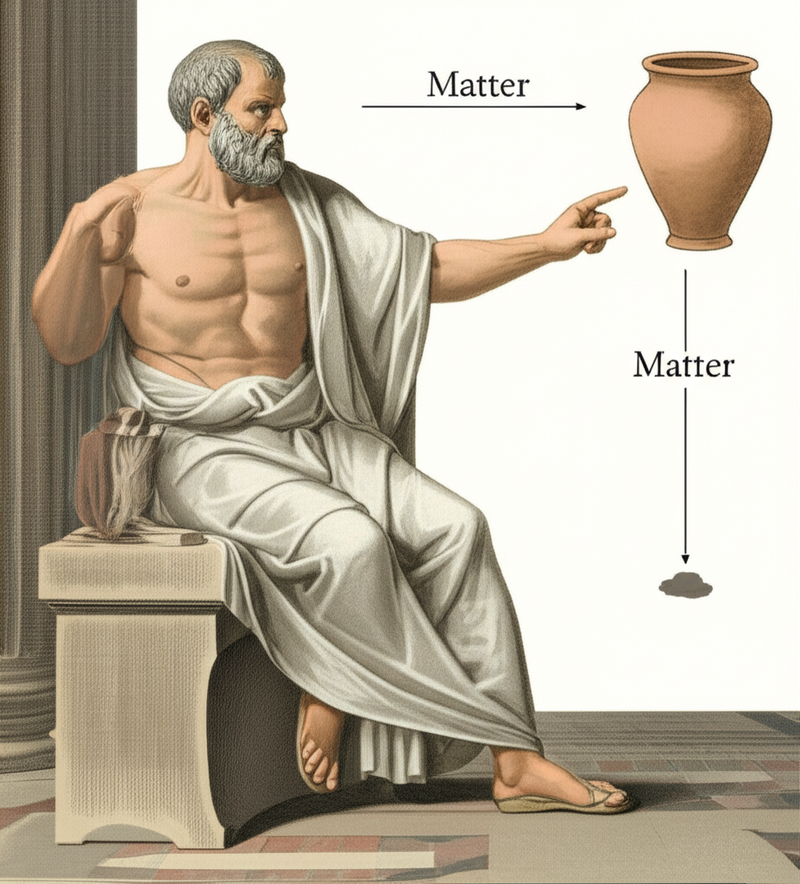 The Matter-Form Distinction in Physical Objects and Matter