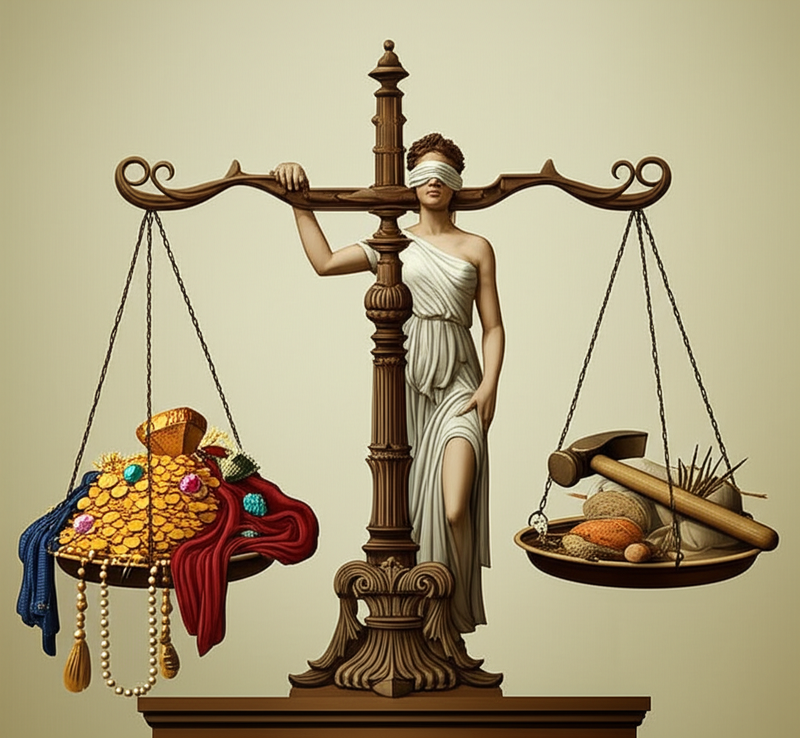 Wealth Distribution and Economic Justice and Wealth