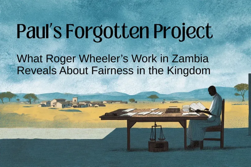 Paul’s Forgotten Project: What Roger Wheeler’s Work in Zambia Reveals About Fairness in the Kingdom