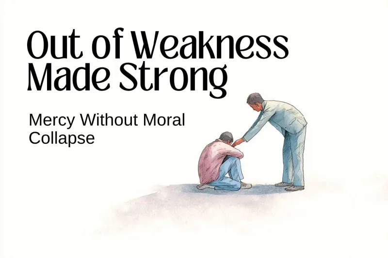 Out of Weakness Made Strong: Mercy Without Moral Collapse